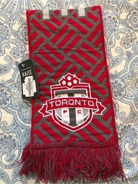 Toronto FC Red and Gray Fan Scarf